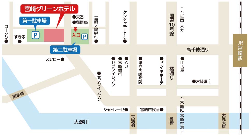 駐車場の案内図